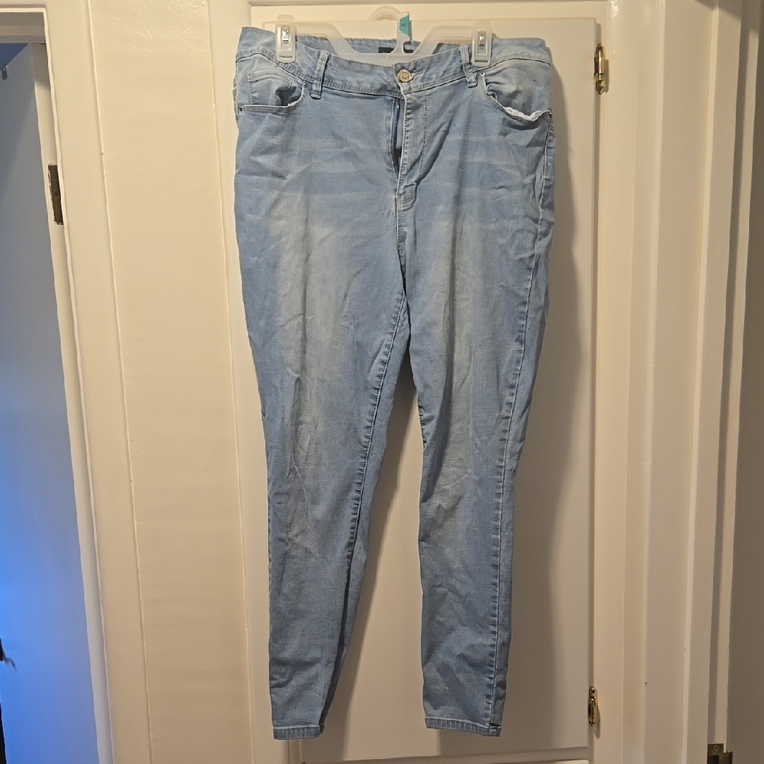 Ymi Blue Skinny Jeans With Sleek Stretch Fit
